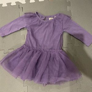 Adorable Monica and Andy long sleeve tulle dress